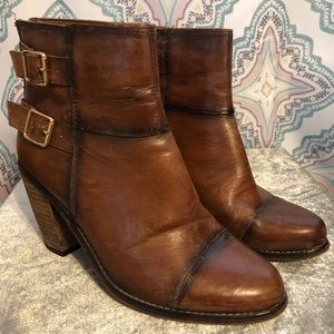 Jessica Simpson Leather Clara Boots Size 7.5